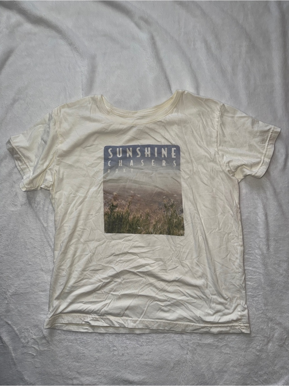 ROXY Sunshine Chasers Graphic Tee - White